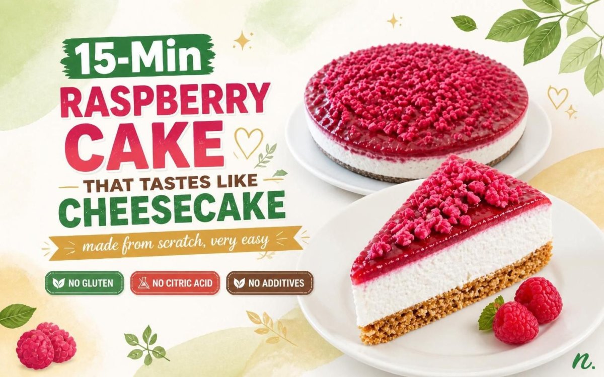 15 Min. Raspberry "Cheese"-Cake
