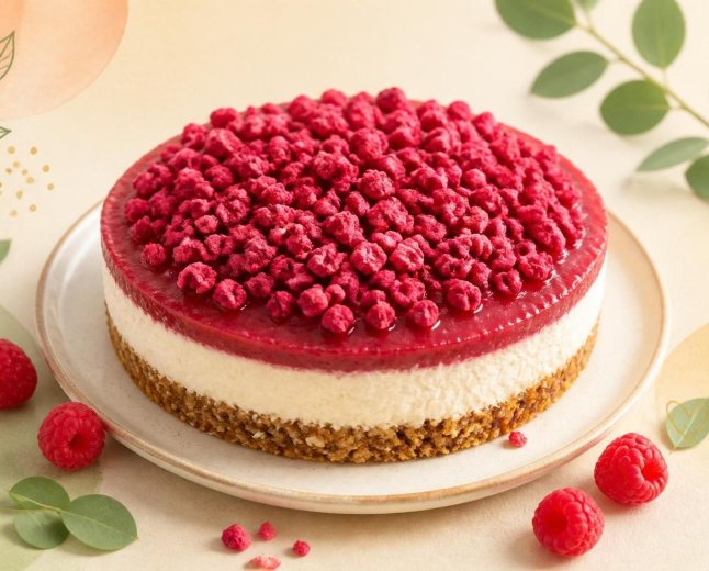 15 Min. Raspberry "Cheese"-Cake