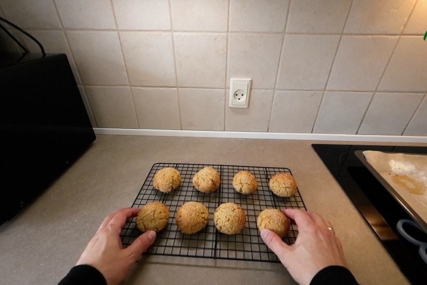 Let the rolls cool on a baking rack.