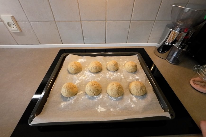 Let the dough rise further