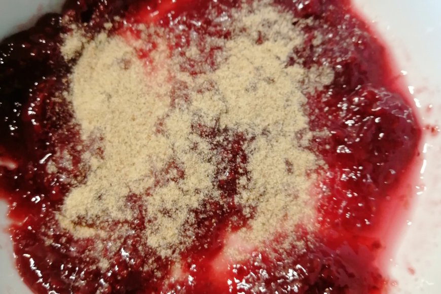 Add psyllium powder
