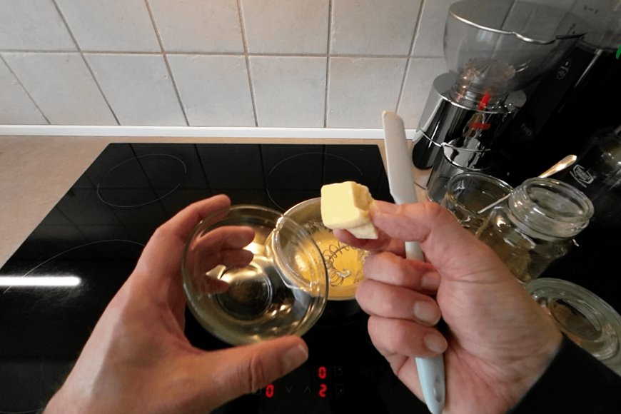 Add the cacao-butter