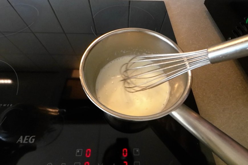 Bring milk to the boil