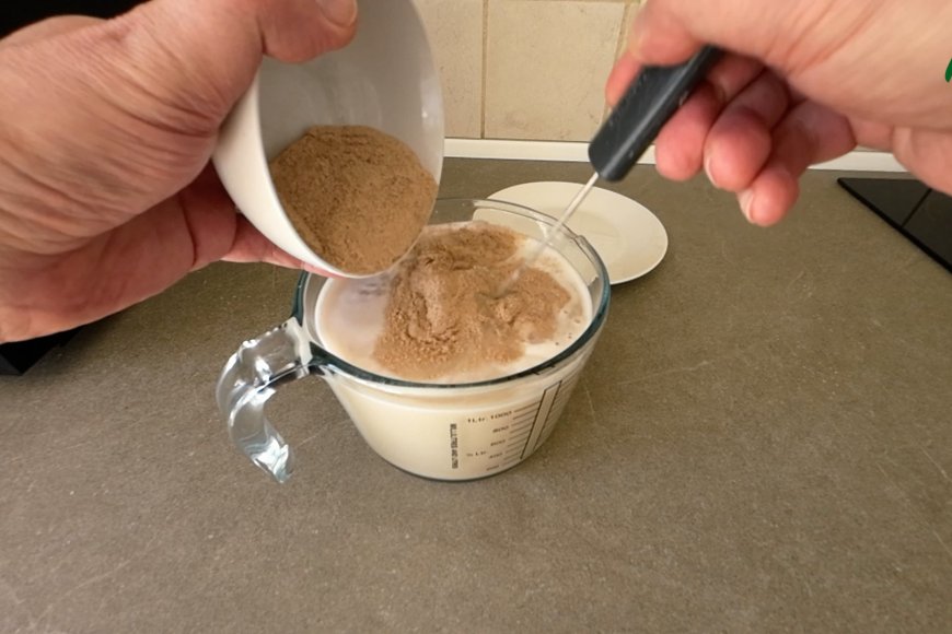 Add psyllium powder