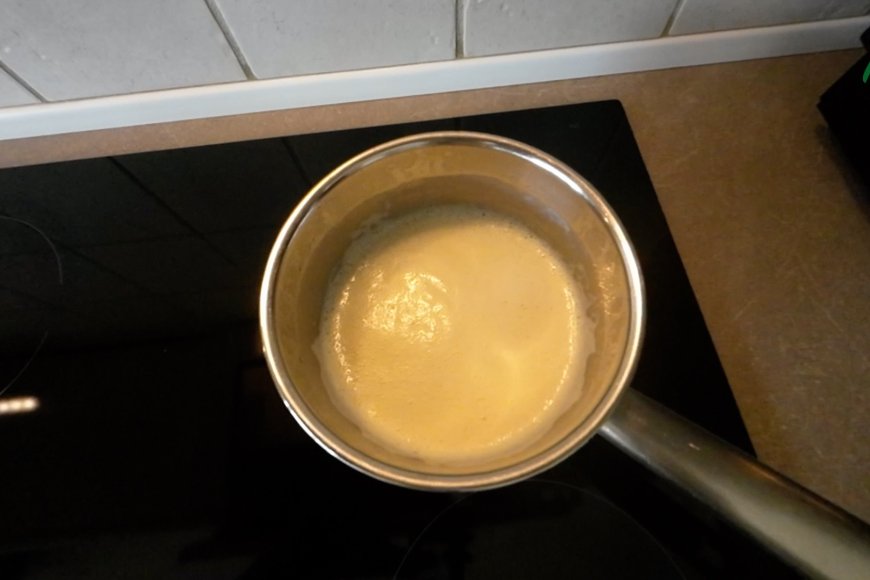 Let cake-cream cool