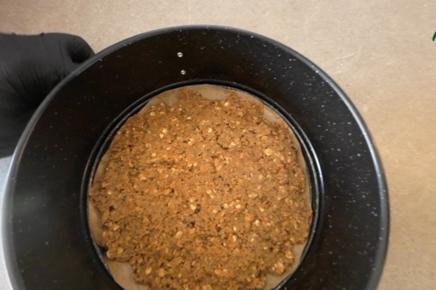 Make crumble bottom
